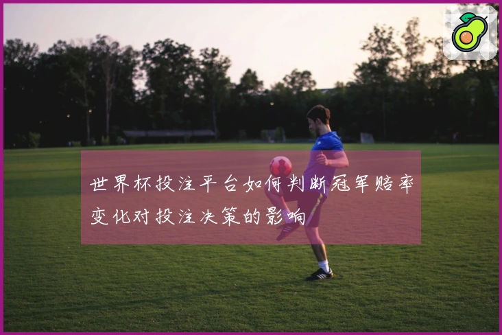 世界杯投注平台如何判断冠军赔率变化对投注决策的影响